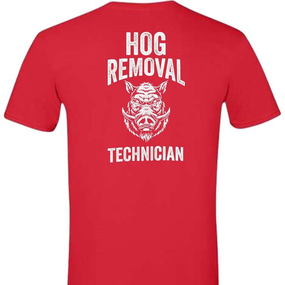 Hog Removal Technician Short Sleeve T-Shirt - Picture 5 of 10